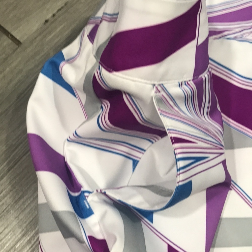 Adidas Geometric Print Clima Cool Athletic Skort - Picture 5 of 10